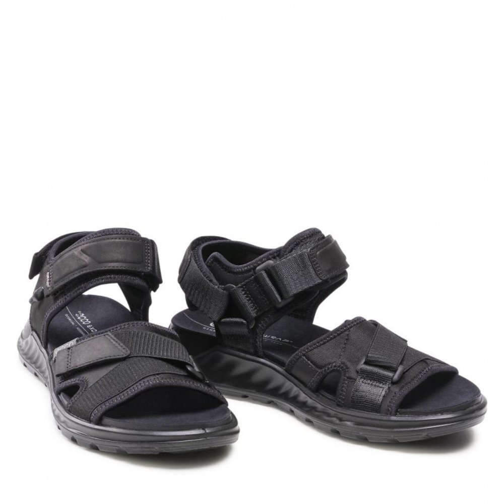 ECCO Men's Exowrap 3-Strap Buckle Sport Sandal